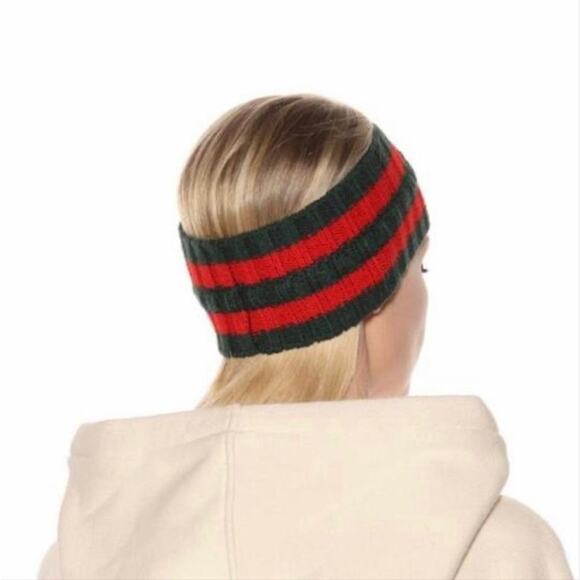 GUCCI web stripe knitted headband